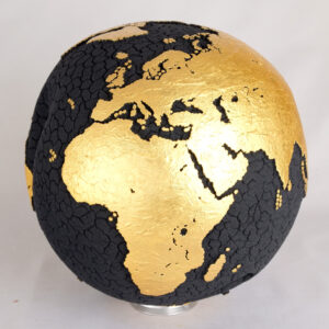 Cracked Oceans Gold Leaf 30cm - ref 3512817