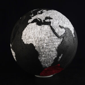 Silver Sledge Hammered Continents 30cm - ref 3525021