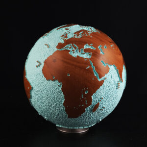 Turquoise Hammered 20cm - ref 1532525