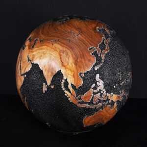 Black Hammered Aluminium Contour 30cm - ref 3521021