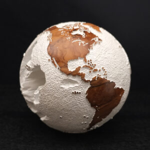White Hammered Ocean 20cm - ref 1529825
